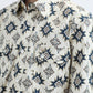 Kid's Western Modern Fit Cotton/Spandex Long Sleeve Beige Shirt with Snaps