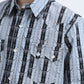 Kid's Western Modern Fit Cotton/Spandex Long Sleeve Black Shirt with Snaps