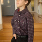 Kid's Western Modern Fit Cotton/Spandex Long Sleeve Black Shirt with Snaps