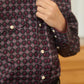 Kid's Western Modern Fit Cotton/Spandex Long Sleeve Black Shirt with Snaps