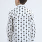 Kid's Western Modern Fit Cotton/Spandex Long Sleeve Blue Shirt with Snaps