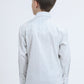 Kid's Western Modern Fit Cotton/Spandex Long Sleeve White Shirt with Snaps