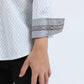 Kid's Western Modern Fit Cotton/Spandex Long Sleeve White Shirt with Snaps