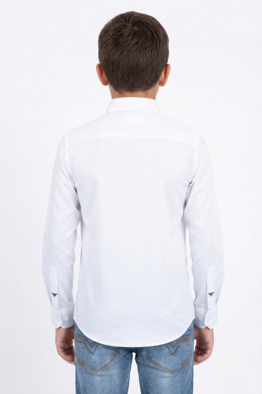 white locke kids block check shirt boys platini back