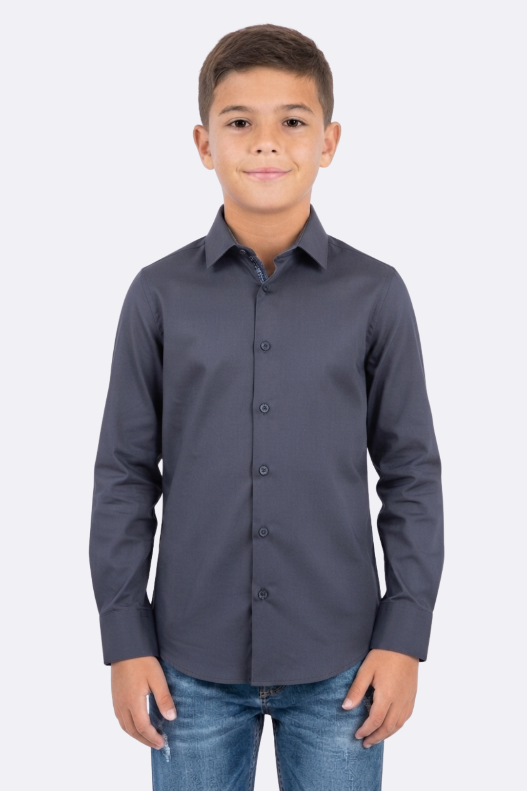 Locke Kids Plaid Cuff Shirt