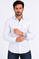 Locke Tartan Trim Dress Shirt