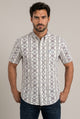 Aztec Stripe Short Sleeve Shirt