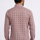 pink aztec stripe western shirt men platini detail
