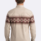 beige aztec band western shirt men platini detail