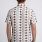 beige diamond tribal print performance shirt men platini side