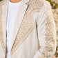 beige embroidery blazer men platini detail lifestyle
