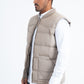 Mens Beige Light Bubble Vest