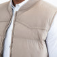 Mens Beige Light Bubble Vest