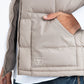 Mens Beige Light Bubble Vest