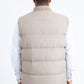 Mens Beige Light Bubble Vest