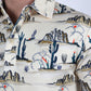 Mens Performance Fabric Modern Fit Stretch Cactus Print Polo