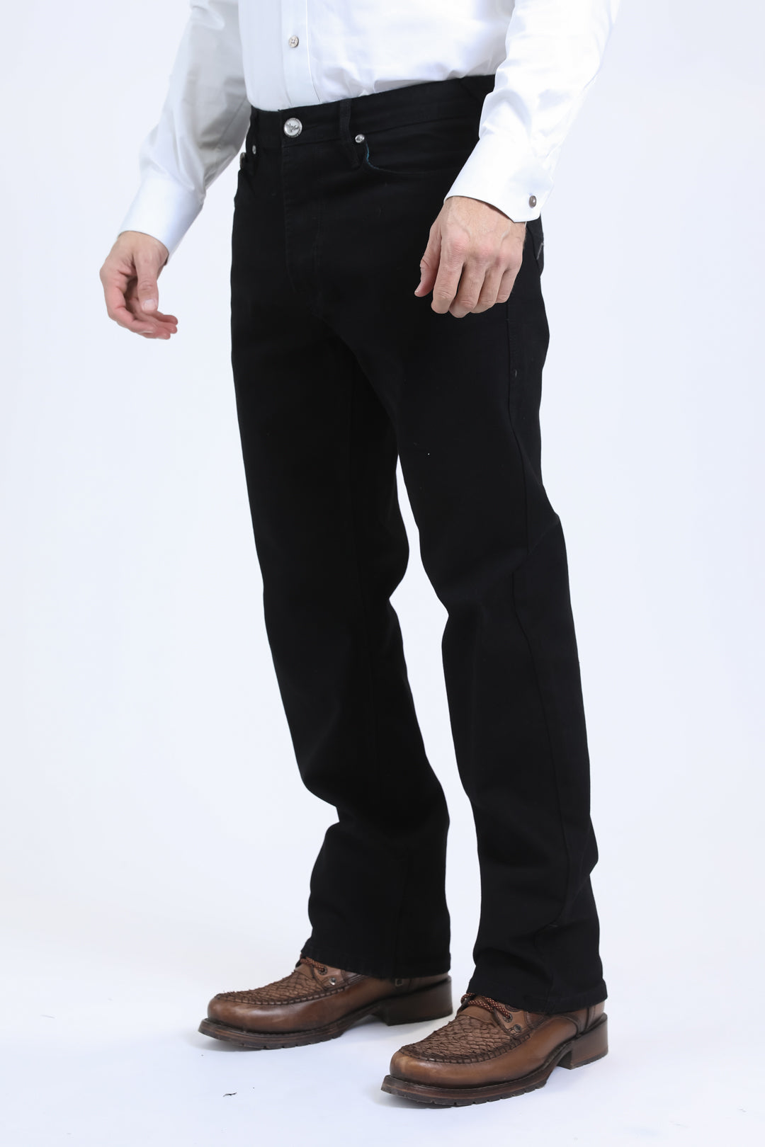 Holt Men's Black Boot Cut Jeans