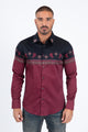 Western Rodeo Graphic Dress Shirt