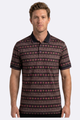 Diamond Longhorn Western Print Polo