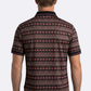 black diamond longhorn western print polo men platini back