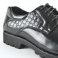 Black Dress Derby Shoes for men close up