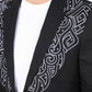 Mens Embroidery Fashion Blazer