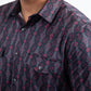 black modern ethnic pattern western shirt men platini back