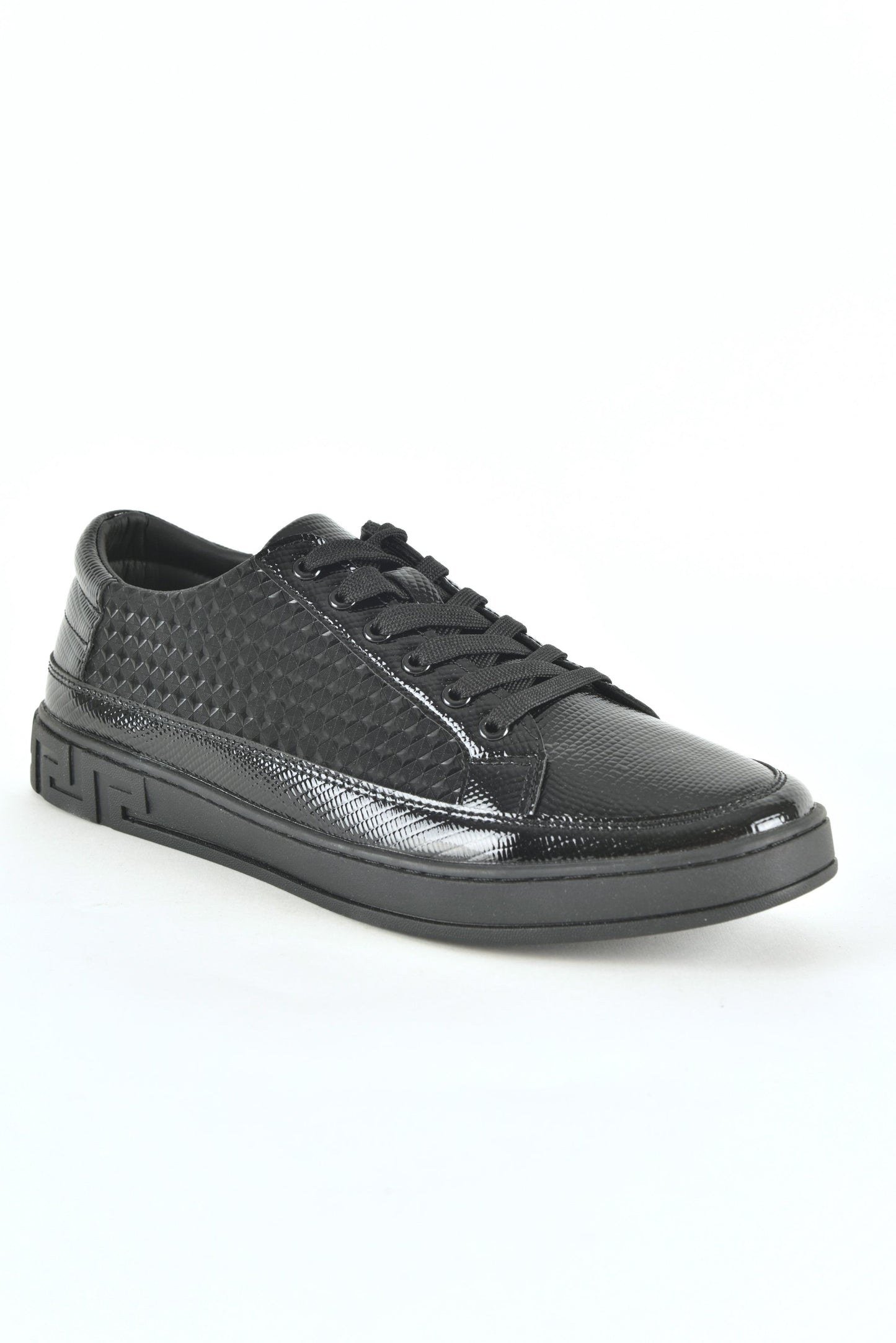 Multi Fabric Low-Top Sneaker