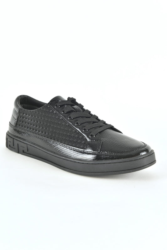 Multi Fabric Low-Top Sneaker