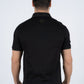 black olive print polo detail platini