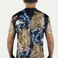 black rhinestone tropical floral tee back platini