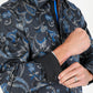 Satin Cotton/Spandex Long Sleeve Shirt - Black