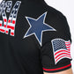 Mens Modern Fit Stretch USA Embroidery Polo