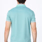 blue rhinestone logo polo back platini