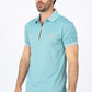 blue rhinestone logo polo side platini