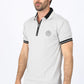 bone zipper polo side platini