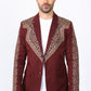 Mens Embroidery Fashion Blazer