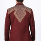 Mens Embroidery Fashion Blazer