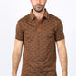 camel longhorn pattern polo front platini