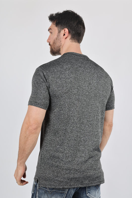 charcoal henley logo tee back platini