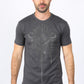Mens Modern Fit Stretch Crystals T-Shirt