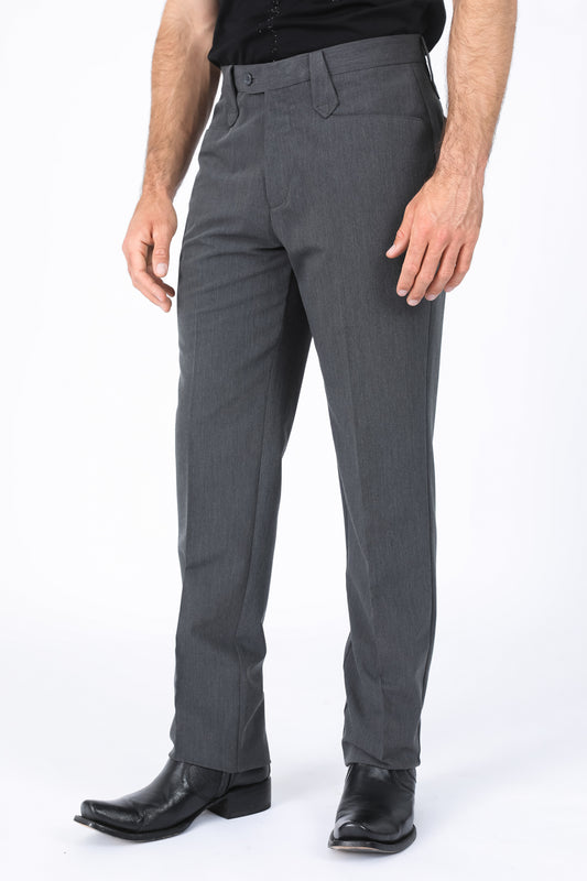 charcoal bootcut western pant men heath platini detail-2