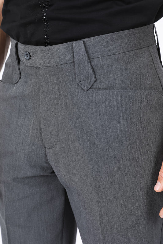 charcoal bootcut western pant men heath platini detail-3