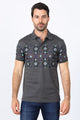 Aztec Motif Row Polo