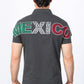 Mens Modern Fit Stretch MEXICO Embroidery Polo
