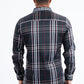 Mens Checkered Long Sleeve Black/Red Shirt