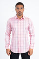 Windowpane Check Long Sleeve Shirt
