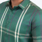 green checkered long sleeve shirt detail platini