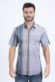 Asymmetric Plaid Shirt