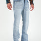 Ice Wash Colt Boot Cut Jean Men Platini front